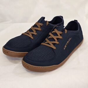 Astral Loyak Shoes Mens Size 9 Navy Brown Canvas Water Boating Minimalist